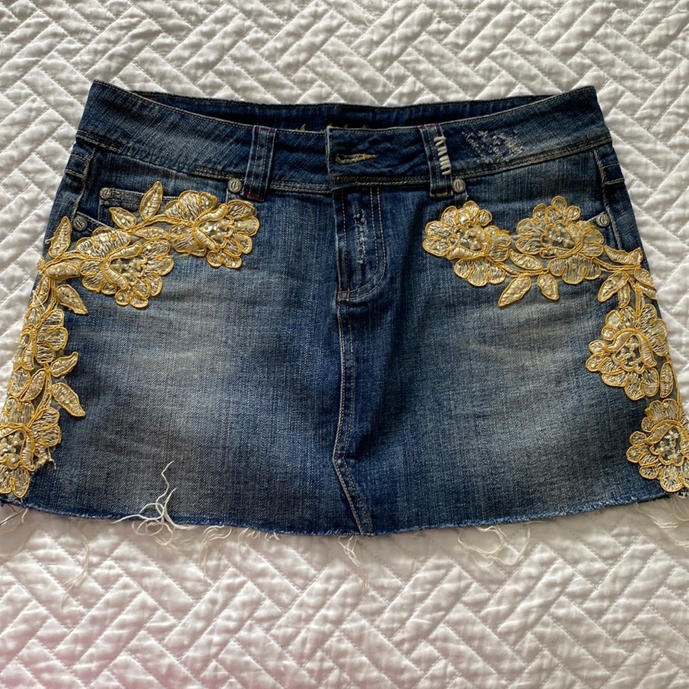 Baccio couture skirt Jean blue size L